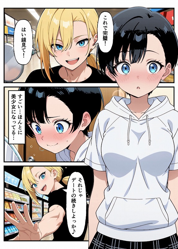 性転換希望調査に僕だけ希望するで出した結果、本当に女の子になってしまった話 モザイク版_page_11_a