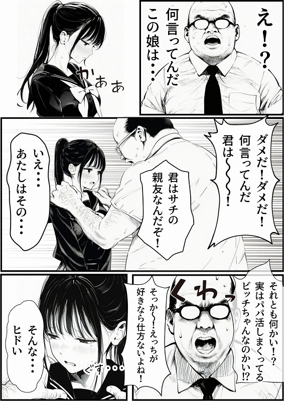 セックスしないと出られない部屋に娘の親友と閉じ込められたんだが・・・04