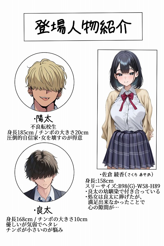 幼馴染の巨乳彼女がDQN転校生にNTRれたのだが1